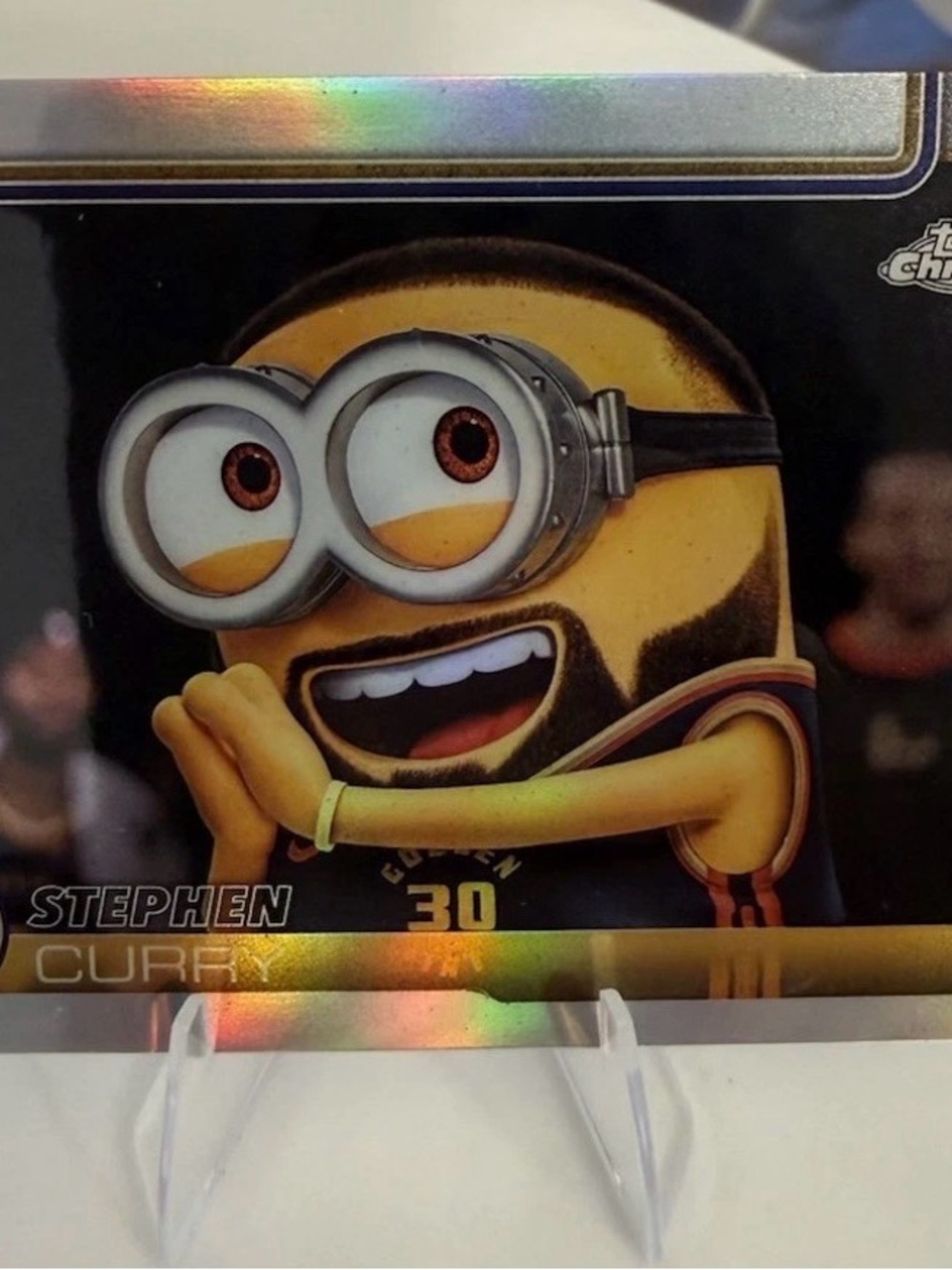 2025-26 Topps Chrome Update Basketball - STEPH CURRY Minion SSP CASE HIT! 1/25